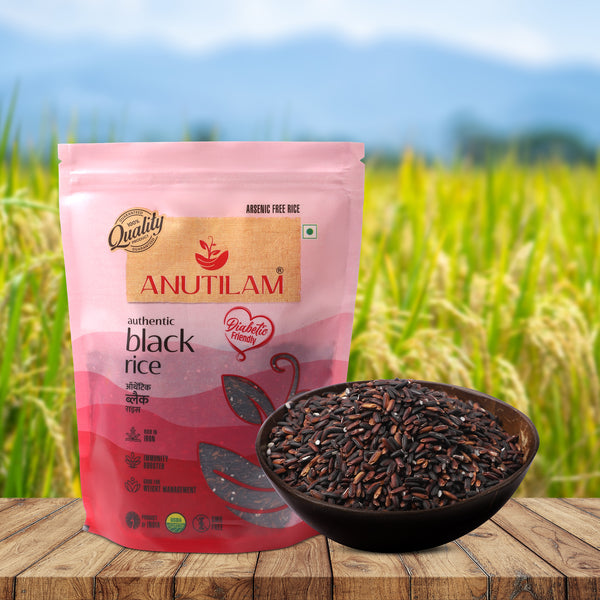 Anutilam Premium Organic Black Rice - 1kg