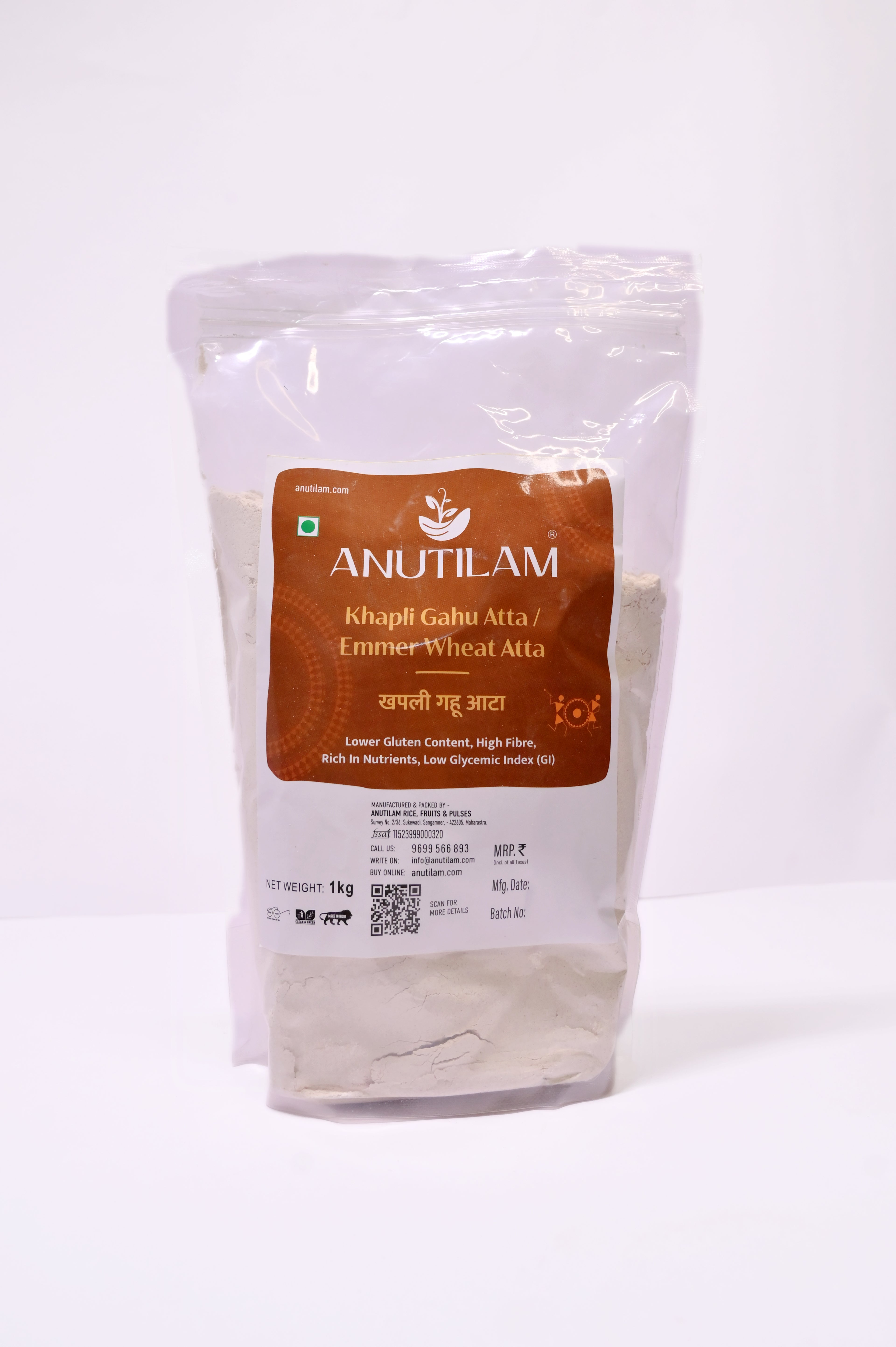 Anutilam Khapli Wheat Atta