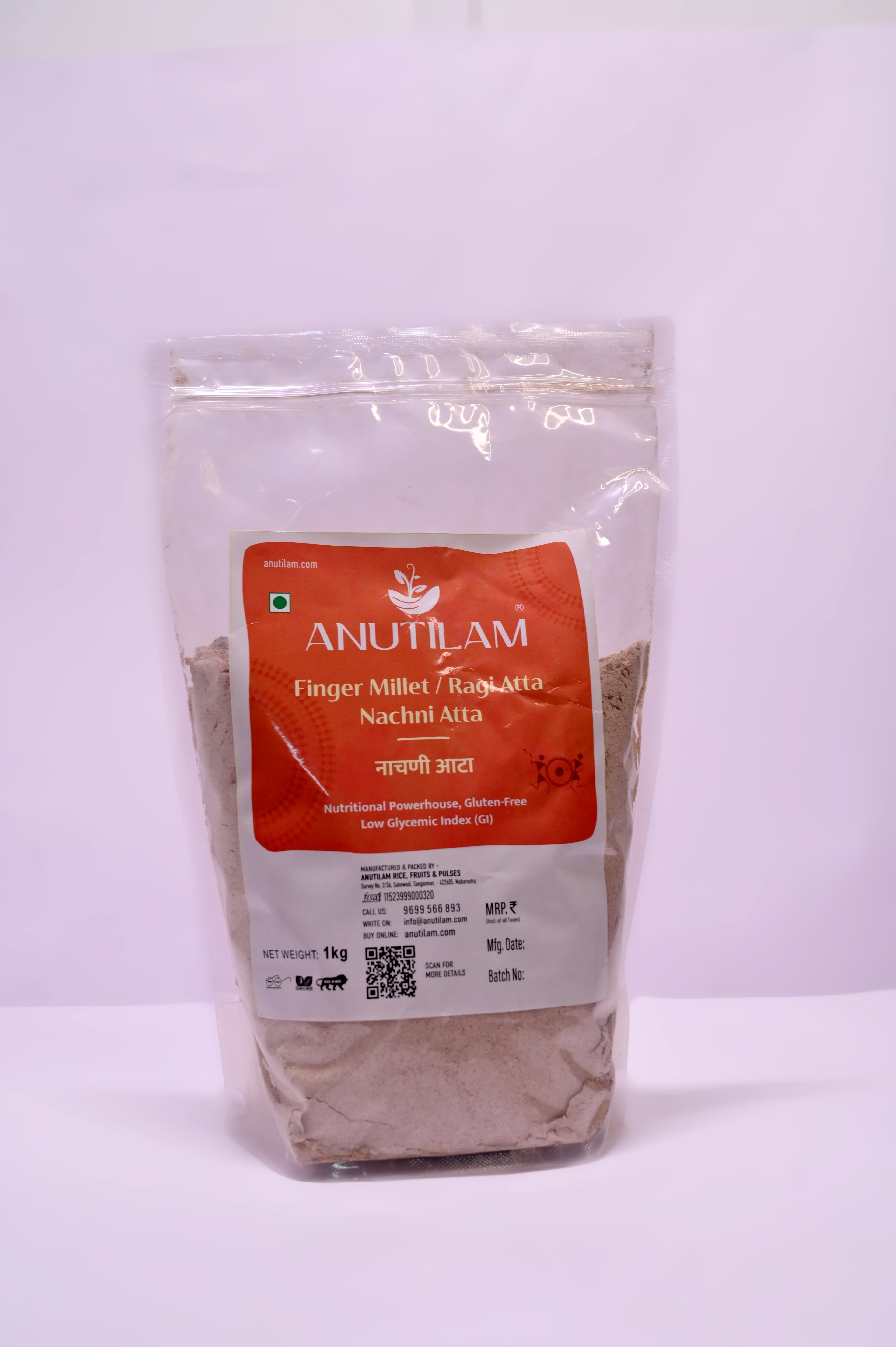 Anutilam Nachni/Ragi Atta