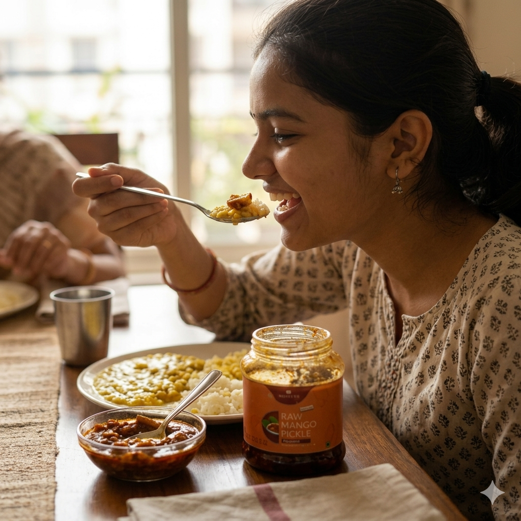 Anutilam Homemade Raw Mango Pickle (Limited Stock)