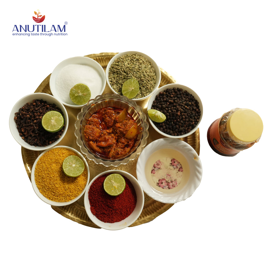 Anutilam Handmade Spicy Lemon Pickles
